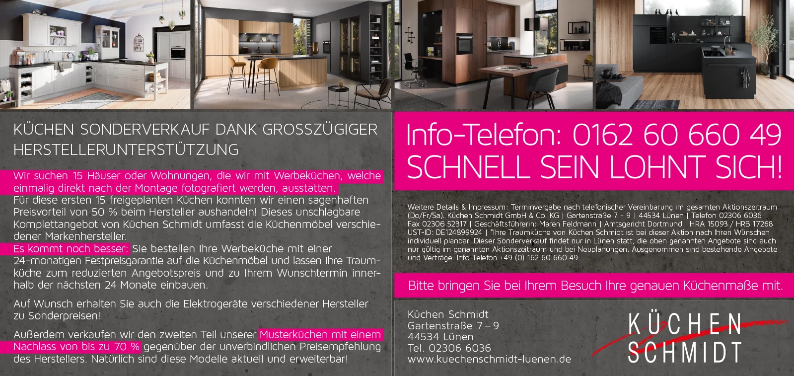 Küchen Schmidt Aktionsflyer – Seite 2